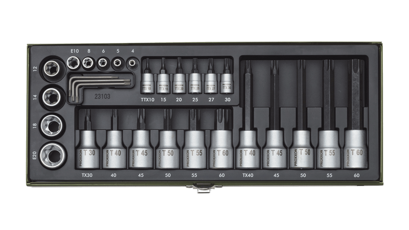 Coffret spécial tx 1/4'+1/2' (29 pcs)