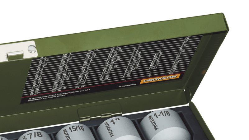Coffret spécial tx 1/4'+1/2' (29 pcs)