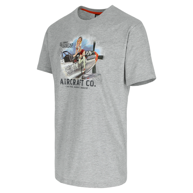 Sky racer t-shirt manches courtes gris claire L limited edition