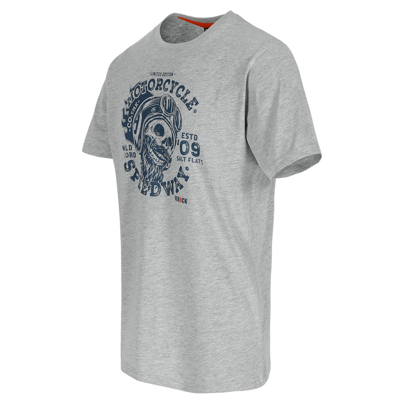Motorcycle t-shirt manches courtes gris claire XL