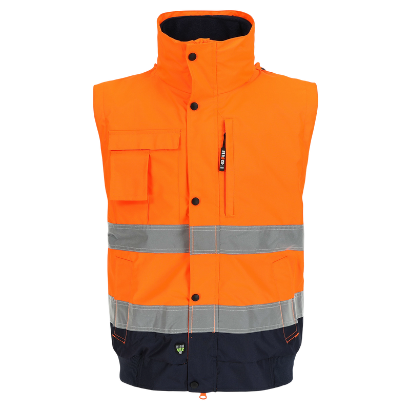 Tarvos high viz veste fluo orange/marine L