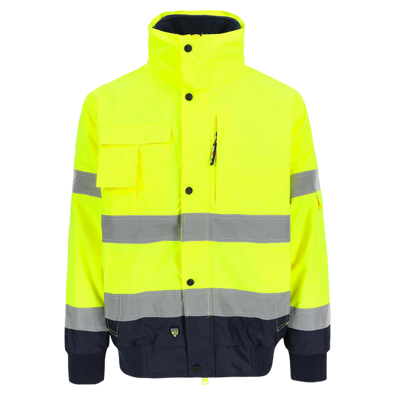 Tarvos high viz veste fluo jaune/bleu marine s