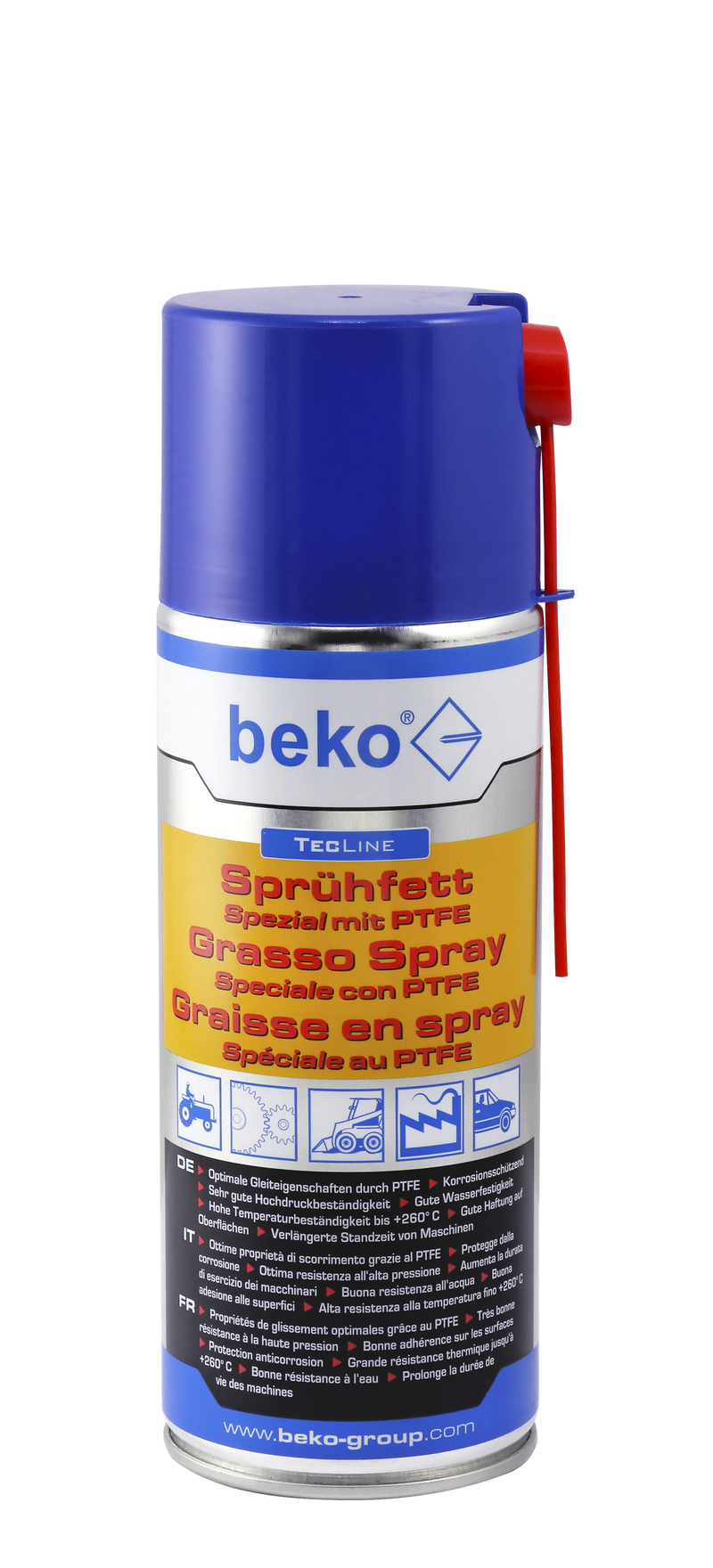 beko TecLine Graisse en spray spéciale au PTFE