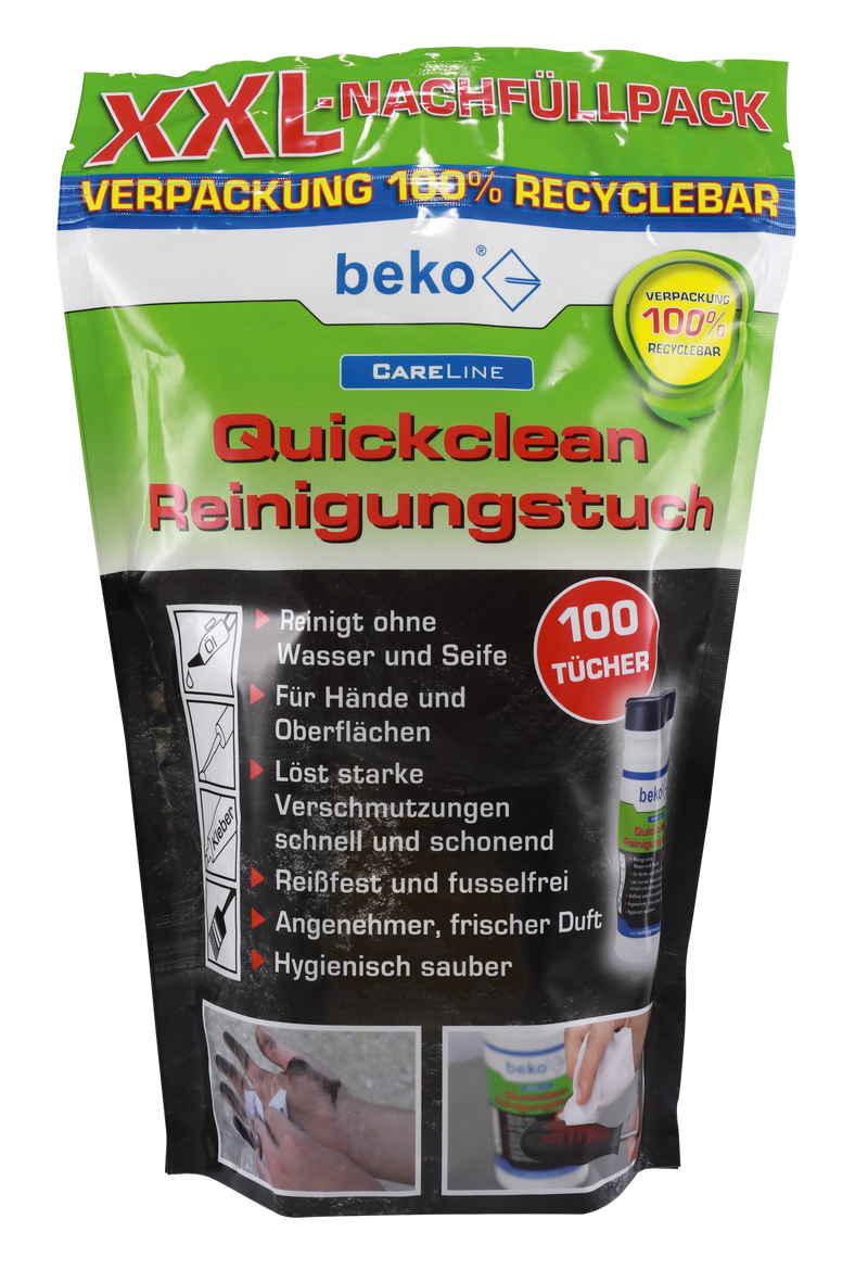 beko Recharge XXL lingettes nettoyantes Quickclean