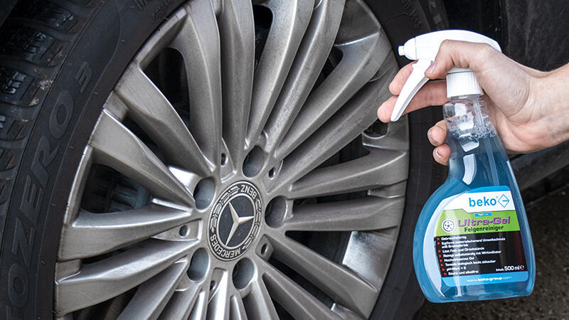 beko TecLine nettoyant jantes Ultra-Gel en flacon pulvérisateur