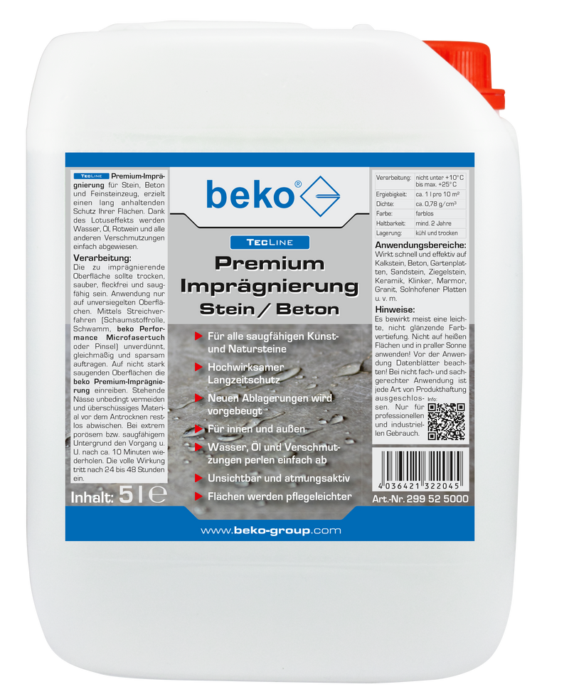 beko TecLine imperméabilisant Premium pierre/béton