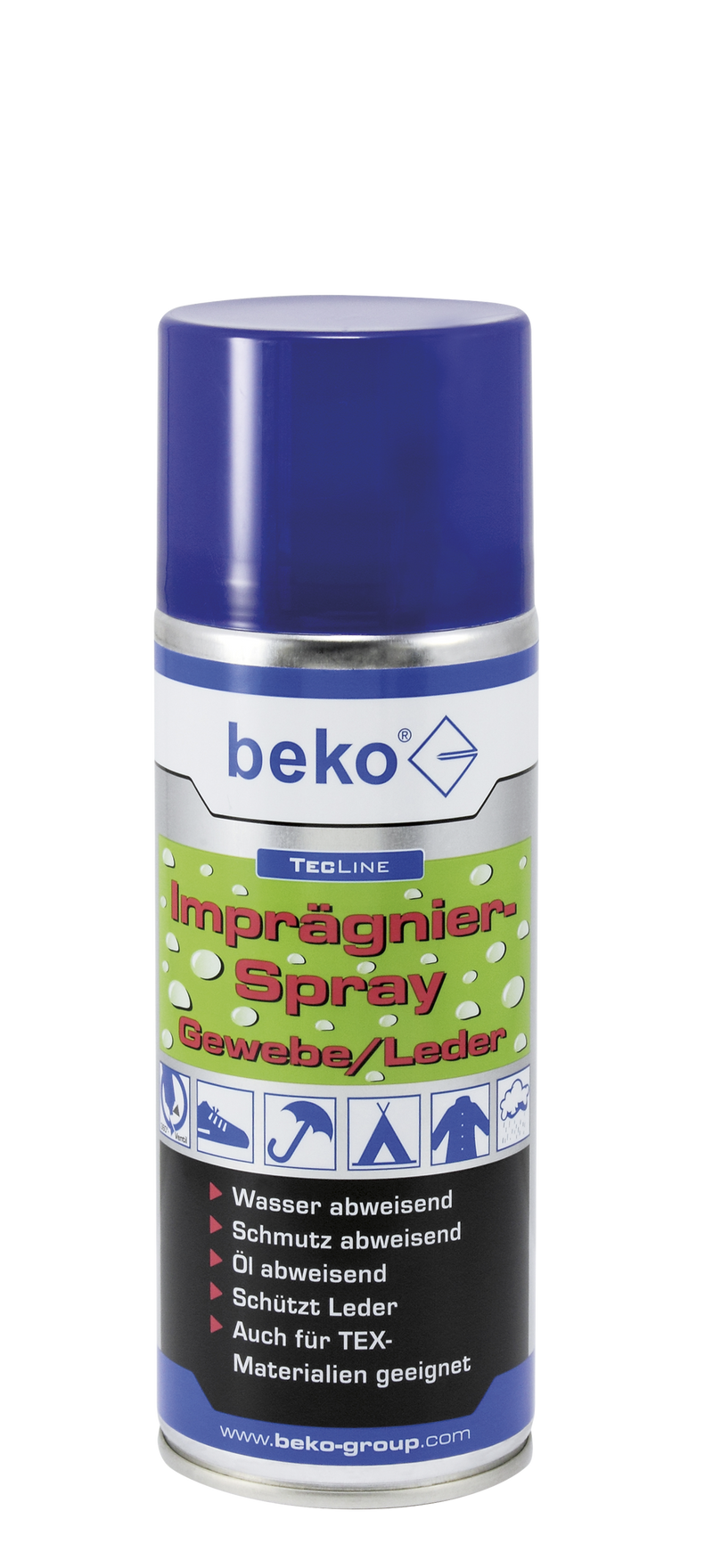beko TecLine spray imperméabilisant textile/cuir