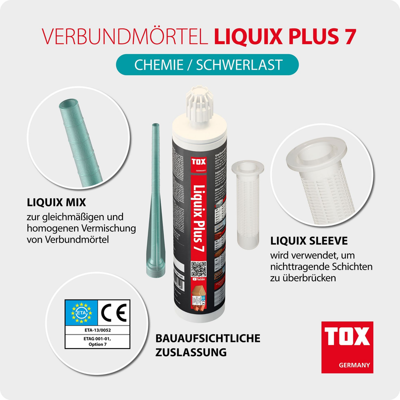 TOX Liquix Plus sans styrène – mortier composite
