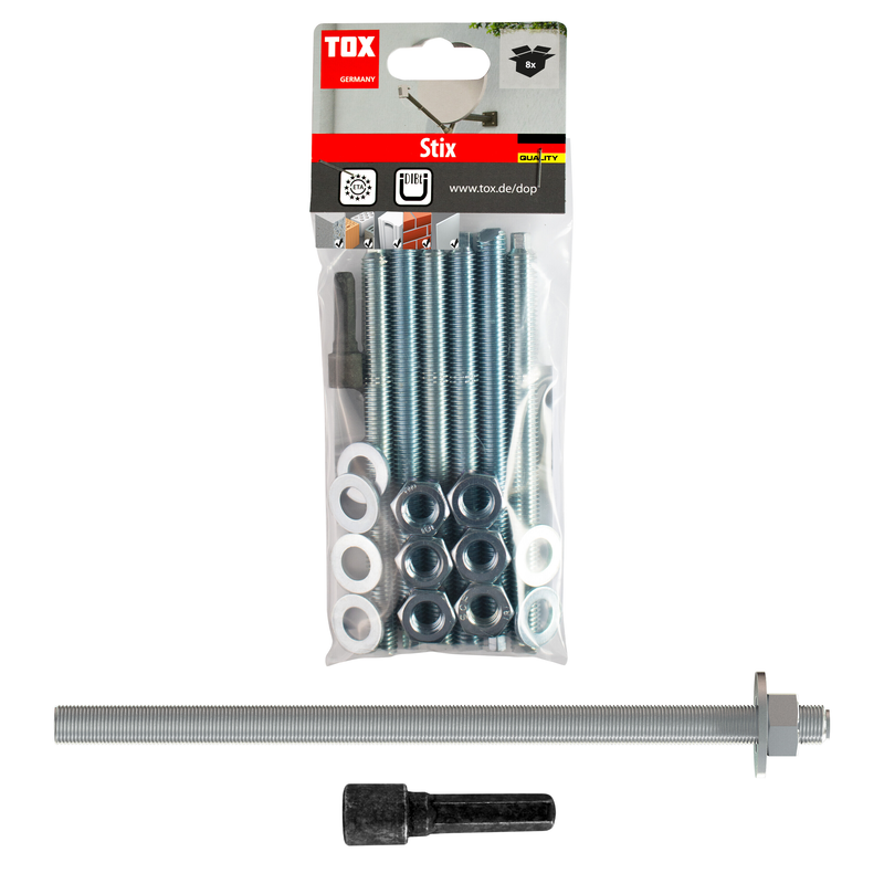 TOX Stix-VZ M8/110 (8 pc) – tige filetée