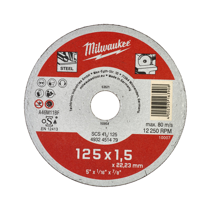 Disques à tronçonner pour métaux CONTRACTOR - Minces