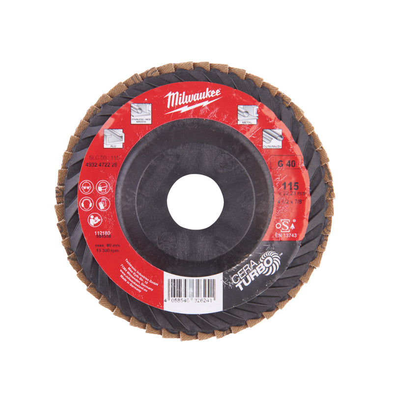 Disques à lamelles – Flap discs CERA TURBO