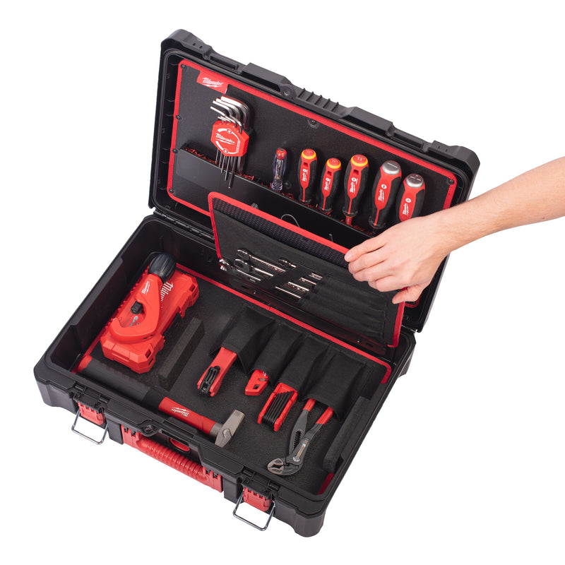 CAISSE OUTILS PACKOUT POUR PLOMBIER 74pcs