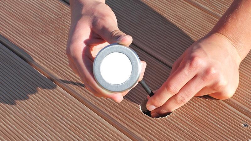 beko TerraLight spot individuel rond Ø 60, couleur de lumière : blanc froid
