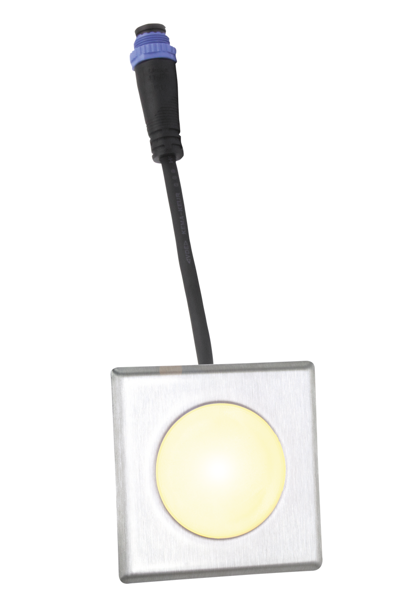 beko TerraLight spot individuel carré 60 x 60 mm, couleur de lumière : blanc chaud