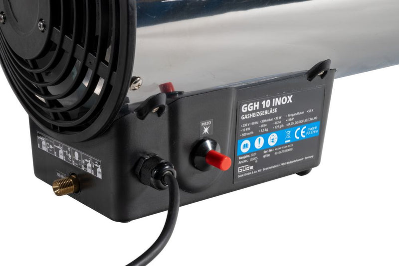 Canaon a gaz ggh 10 INOX 10KW