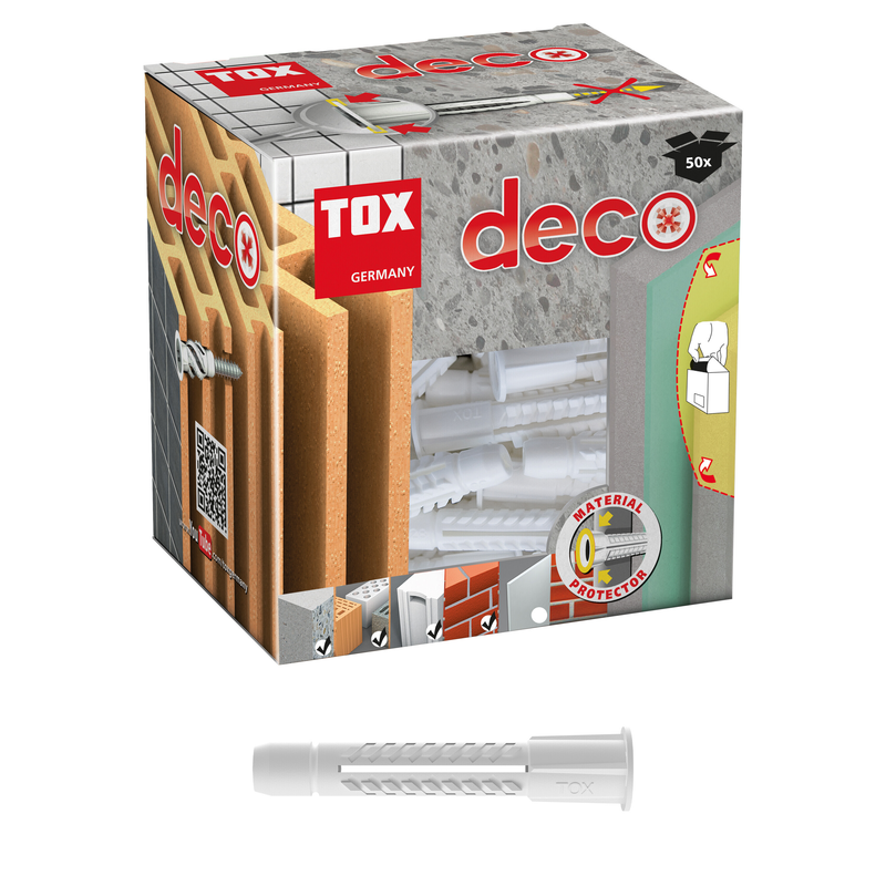 TOX Deco 10/66 (50 pc) – cheville universelle