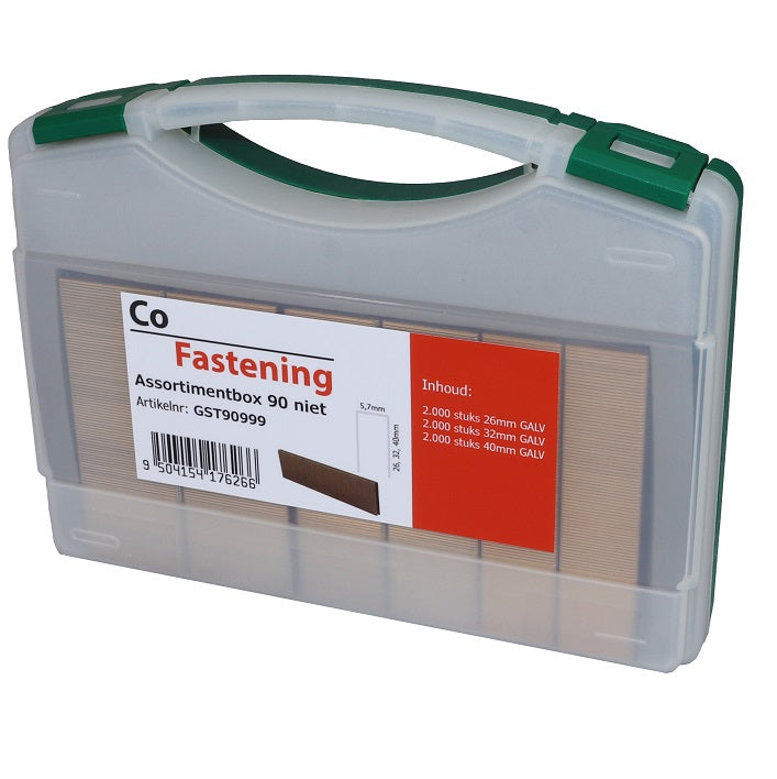 Agrafes n° 90 35 mm galvanisee 5000 st/pak (sur demande)