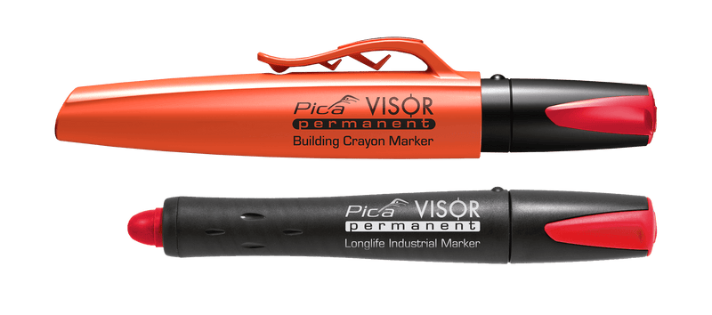 Visor marqueur permanent rouge