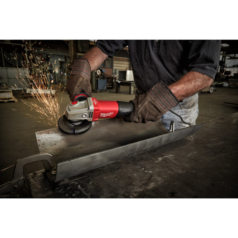 Meuleuse d'angle 1250W, gâchette “Homme mort” et frein – AGV 13 XSPDEB