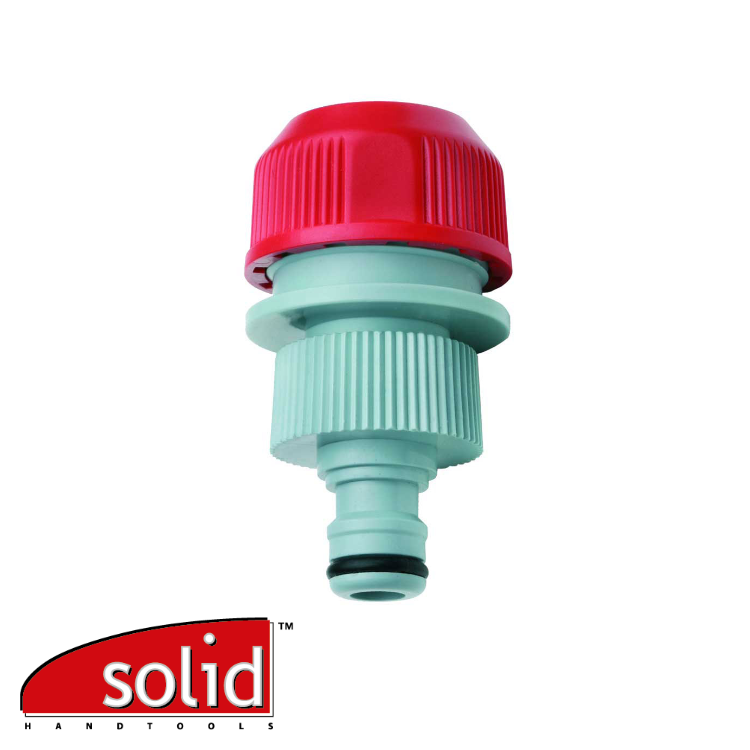 Raccord avec embout pour tuyaux 19mm (3/4") - ABS - sur carte