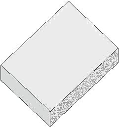 Cavum couvre mur 50x31x6 cm cristall anthrazit