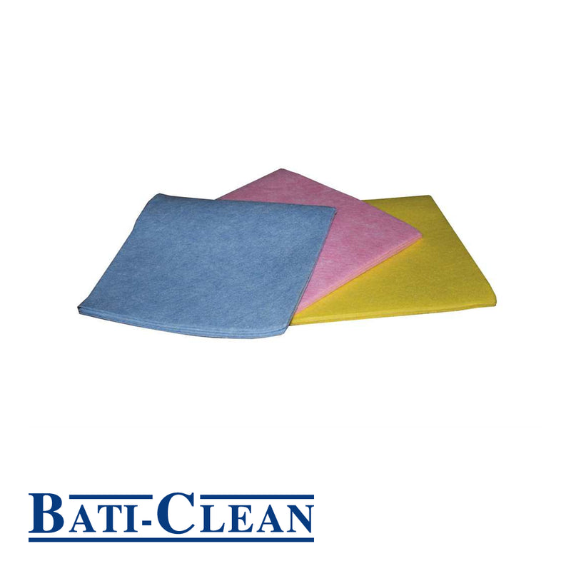 Lavettes synthétiques - 38 x 40 cm - 3 pièces