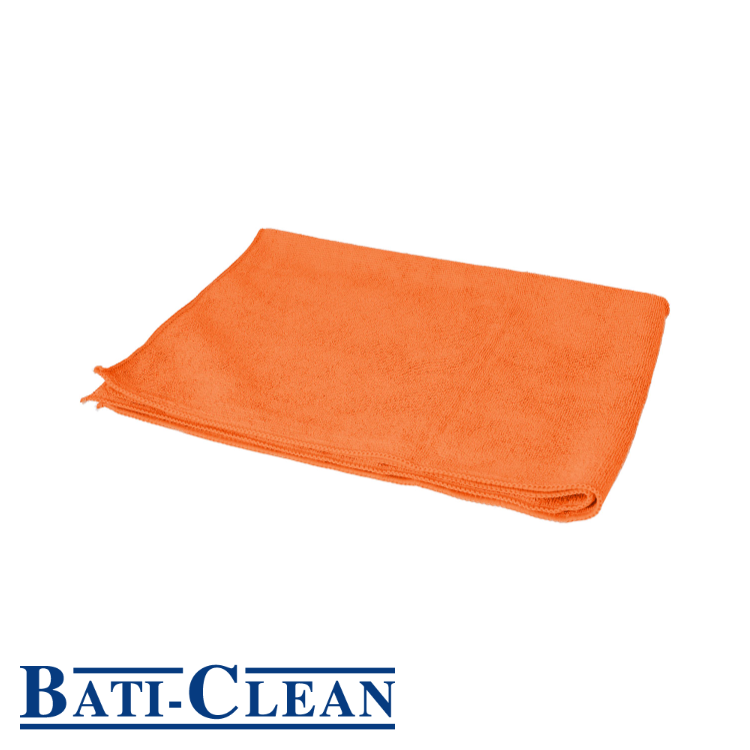 Chiffons en microfibre - 50 x 70 cm - Orange (Prix pour 5 pièces)