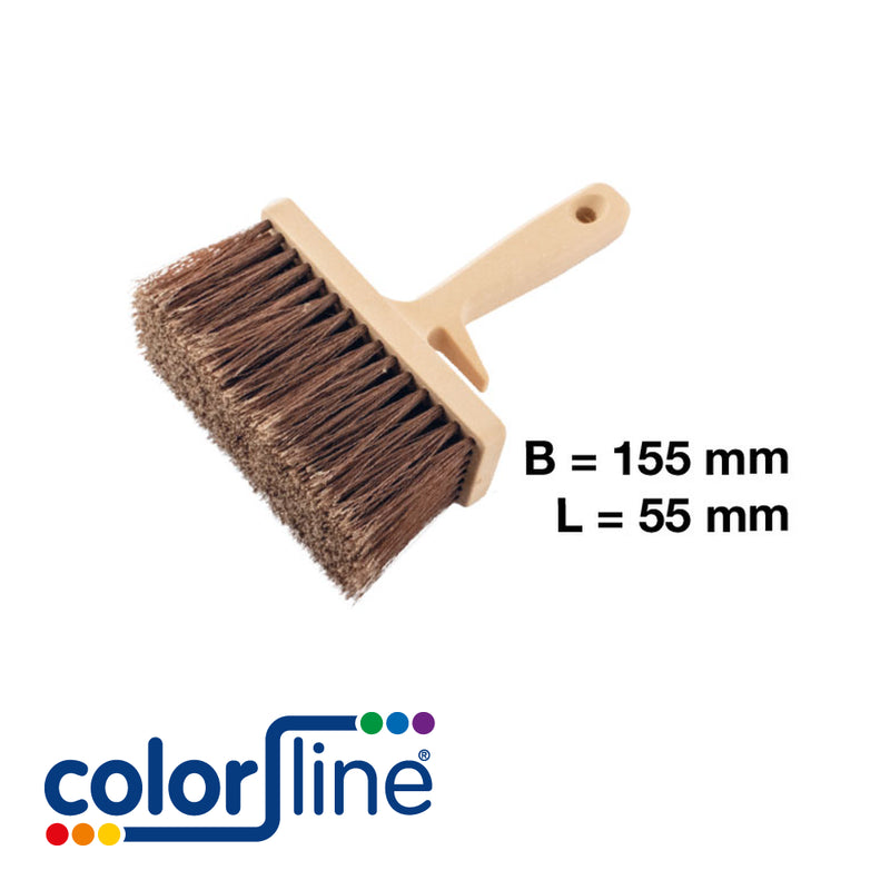 Brosse à encoller 155 x 55 mm, vinyl fleuré marron