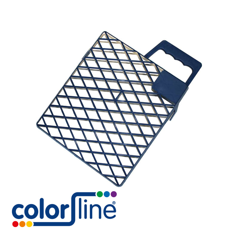 Grille pour peinture en matière plastique avec poignée
