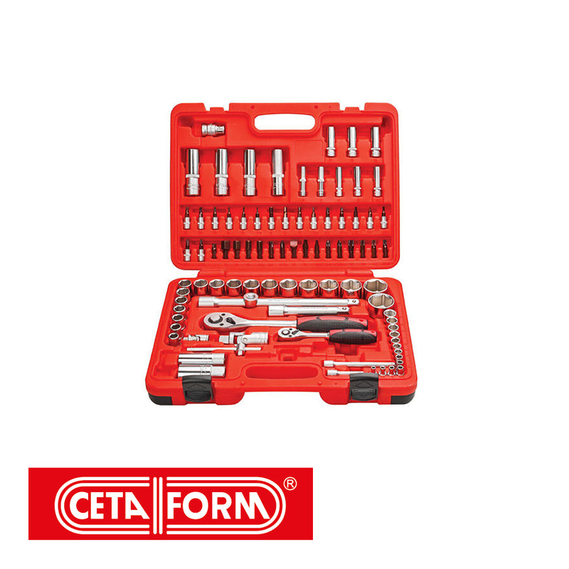 Set de clés à douilles 96 pces - 1/2" & 1/4"