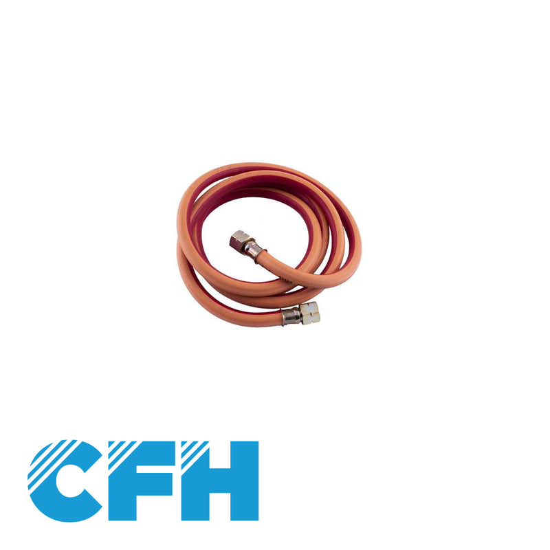 Tuyauterie caoutchouc - 2 m avec 2 raccords 3/8"L