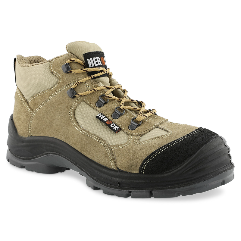 Cross S1P chaussures de sécurité hautes beige 37