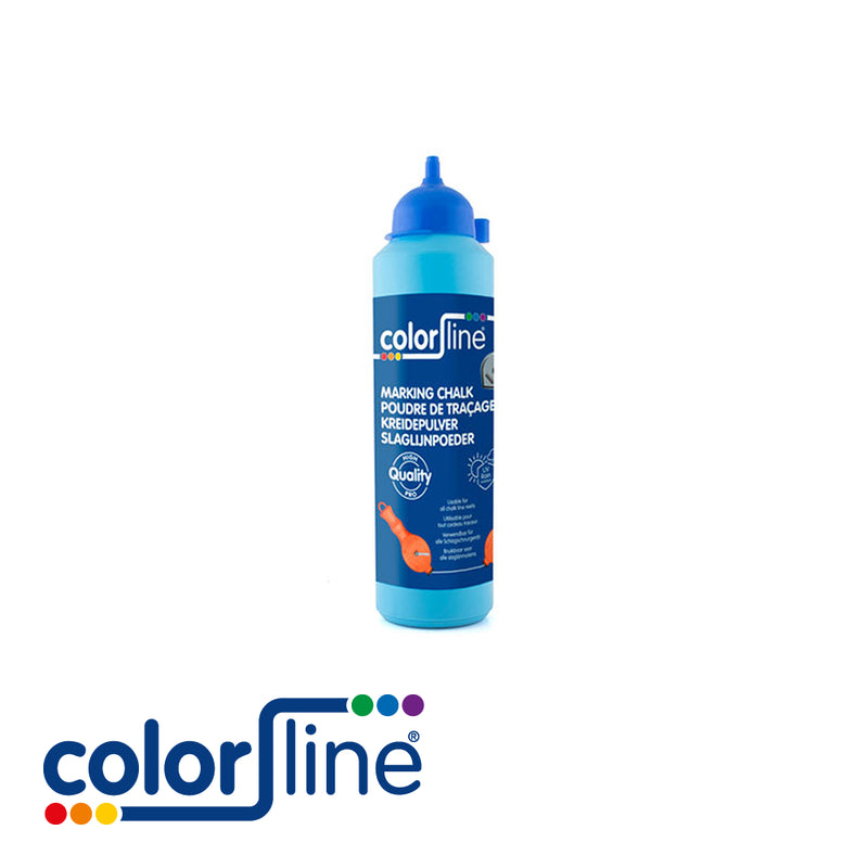 COLOR LINE : Poudre de traçage BLEU - 400 gr, qualité prof.
