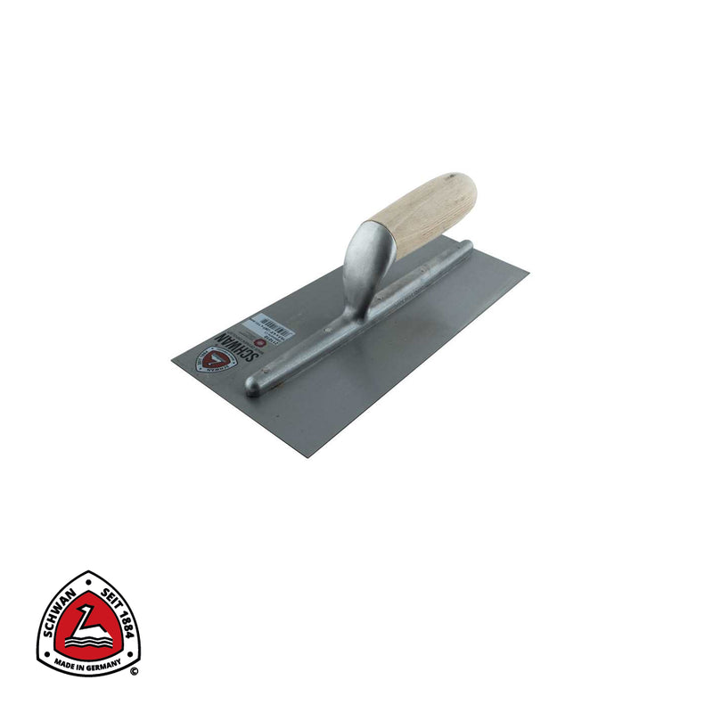 Plâtresse acier, manche en bois, support extra long - 265 x 115 x 0,7 mm