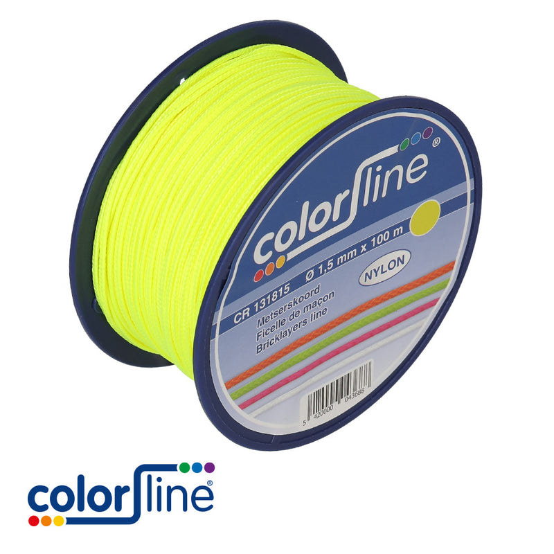 Ficelle de maçon – Nylon – JAUNE FLUO