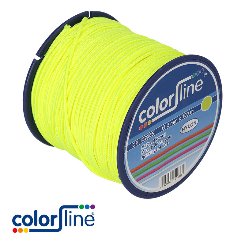 Ficelle de maçon – Nylon – JAUNE FLUO