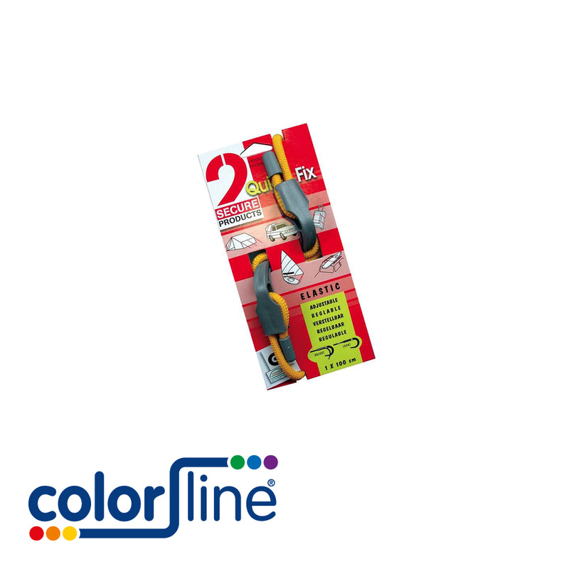 Elastique QUICK FIX avec 2 crochets autocoinceur - 1 m