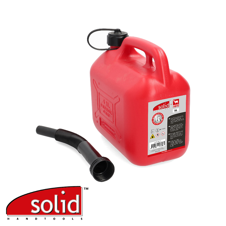 Jerrycan – PE – avec indicateur de niveau et bec verseur – homologué UN pour essence (UE)