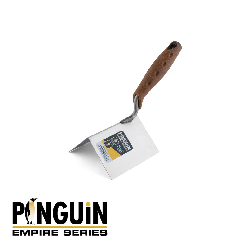 PINGUIN Empire truelle d'angle extérieur – Poignée en liège – Inox