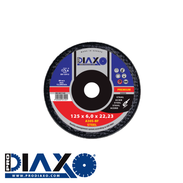 PRODIAXO – Disque à ébarber ACIER – Premium