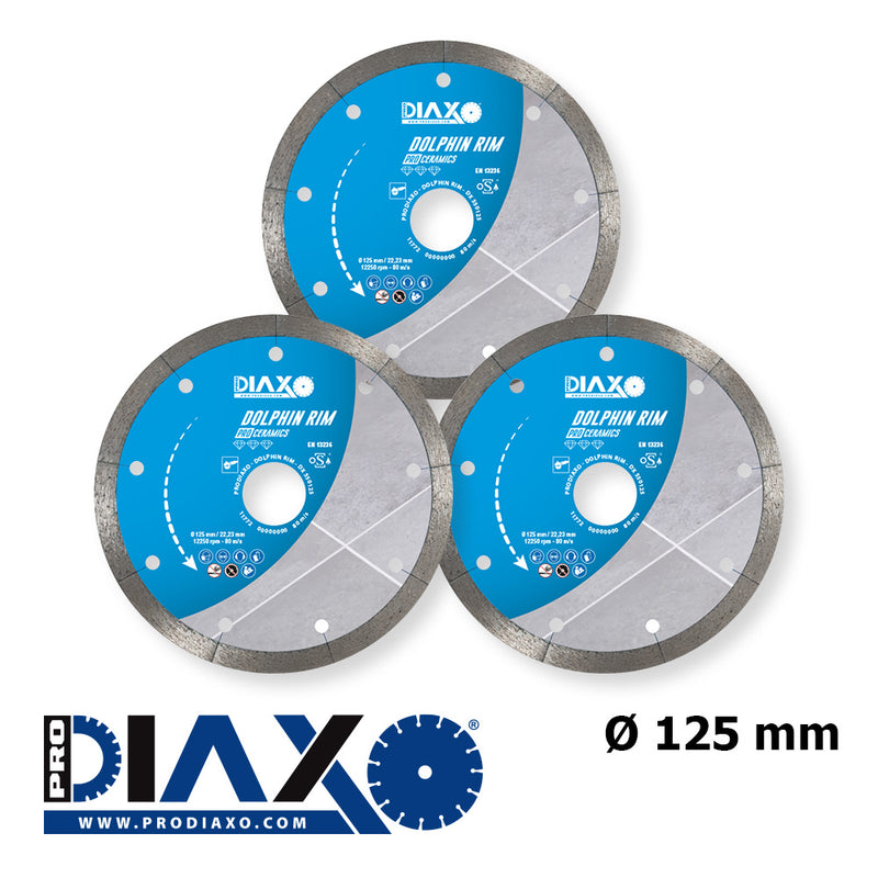 PRODIAXO DOLPHIN RIM - 125 x 22,2 mm / PRO-Ceram. / Prix par 3 pcs = 1 emballage