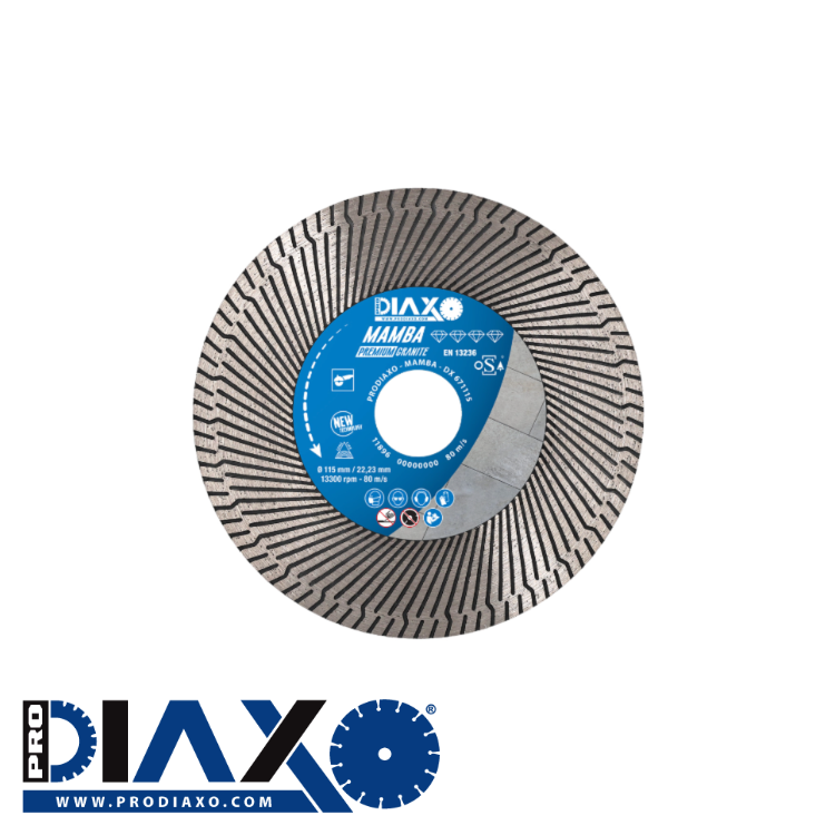 PRODIAXO MAMBA - 115 x 22,2 mm / PREMIUM GRANITE