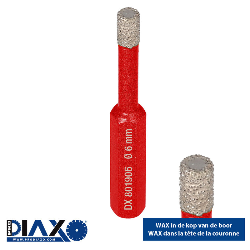 Forêt à sec diamanté CD-D555 – hexagonale – DRYWAX