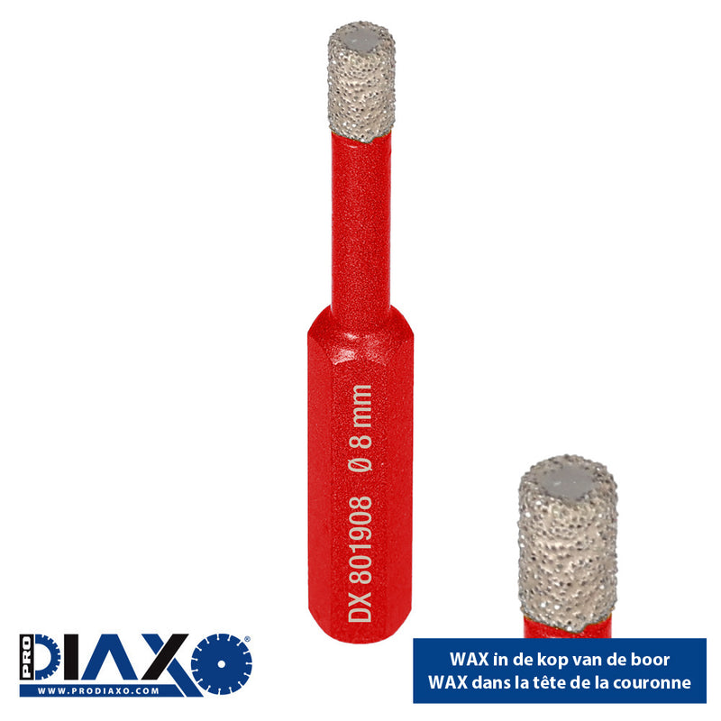 Forêt à sec diamanté CD-D555 – hexagonale – DRYWAX