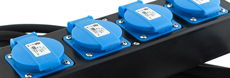 Bloc multiprises de chantier 4 prises avec interrupteur