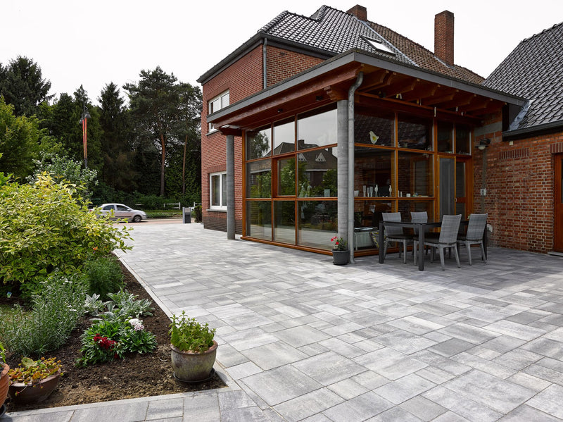 Bordures carreau 100/20/06 gris naturel