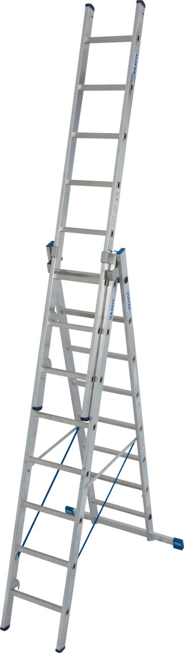 Stabilo échelle multi-usages à échelons, 3 plans, utilisable dans les escaliers