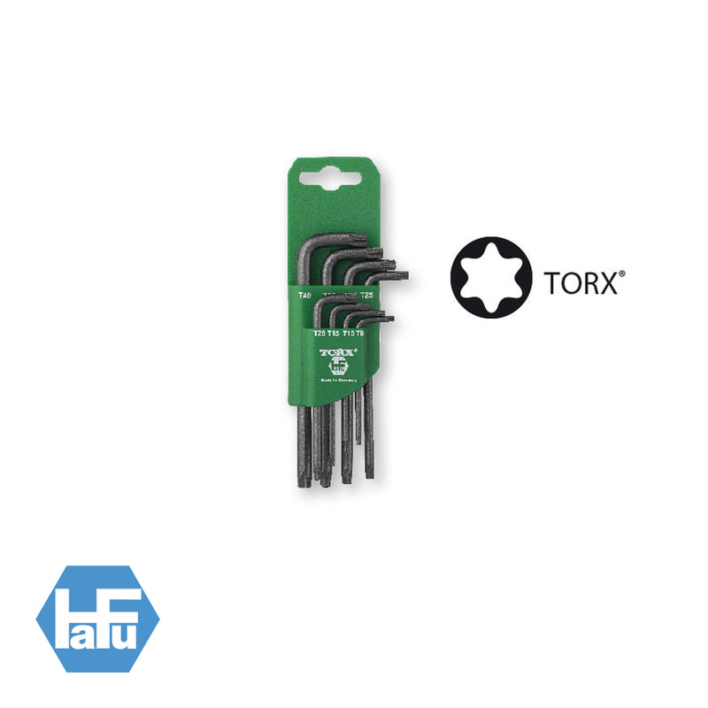 Clés mâles TORX TX9-TX40, 8 clés