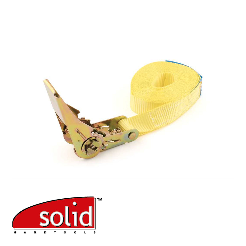 Sangle avec tendeur à cliquet simple - 25 mm x 5 m, 400/800 daN