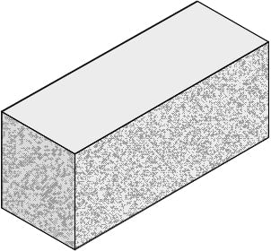 Kompantik rustique couverture coin 37,5x12,5x14 cm sandstein rot